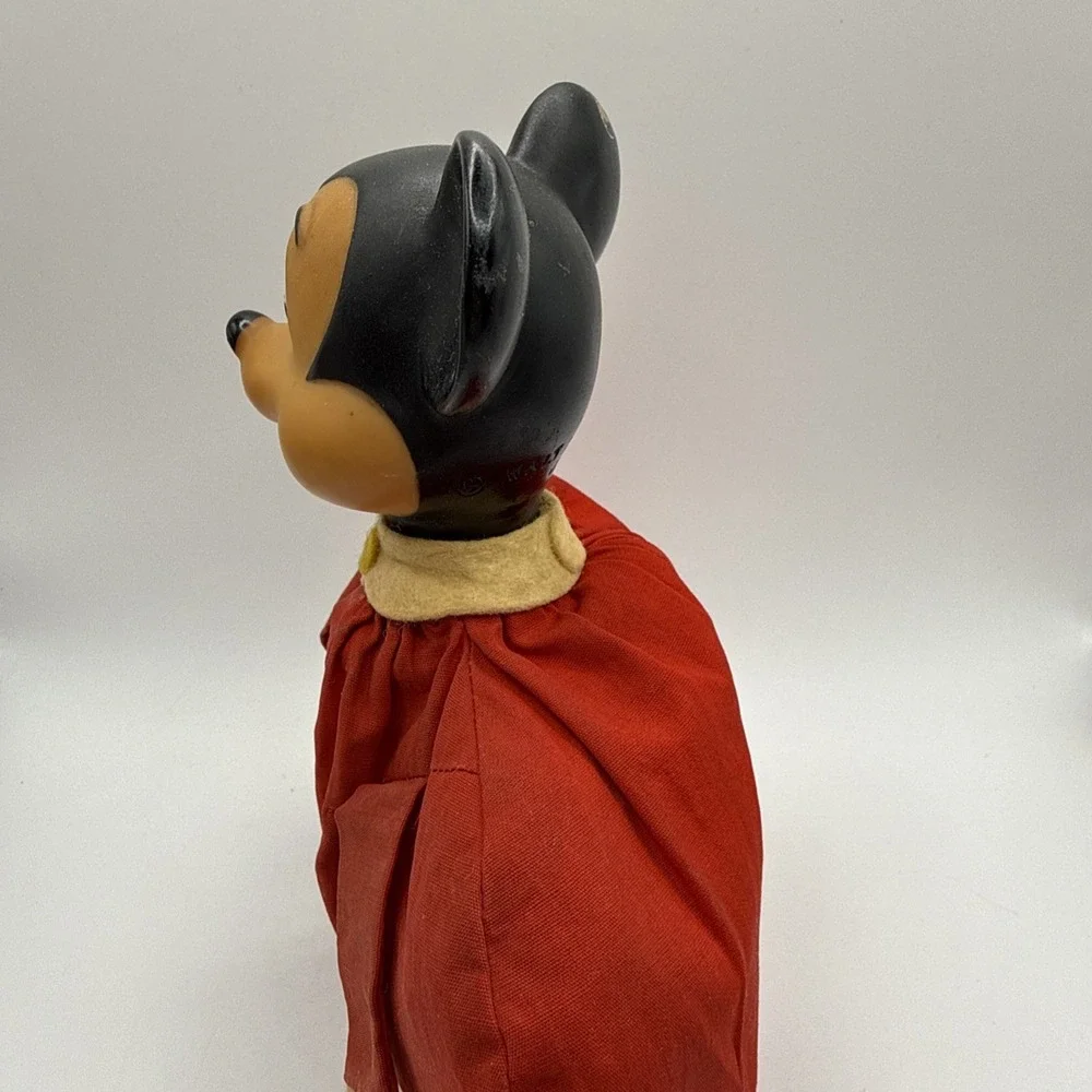 Mickey‎ Mouse Bean Bag Vintage Vinyl Toy Walt Disney Productions Made In Japan